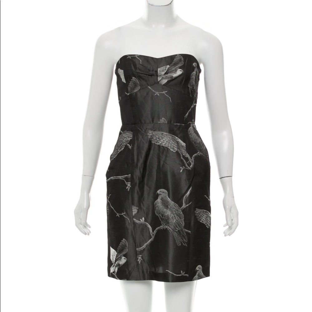 ADAM LIPPES Strapless Dress